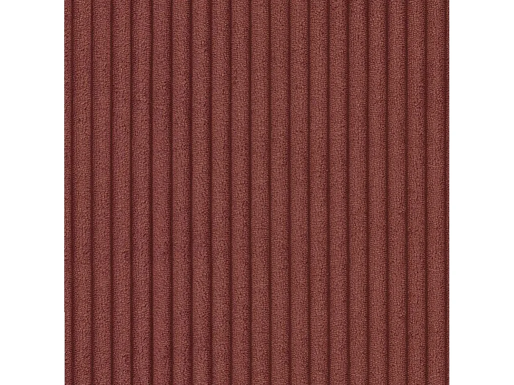 Ted – Fauteuil pivotant Love Seat XXL rotatif à 360 degrés en tissu côtelé terracotta