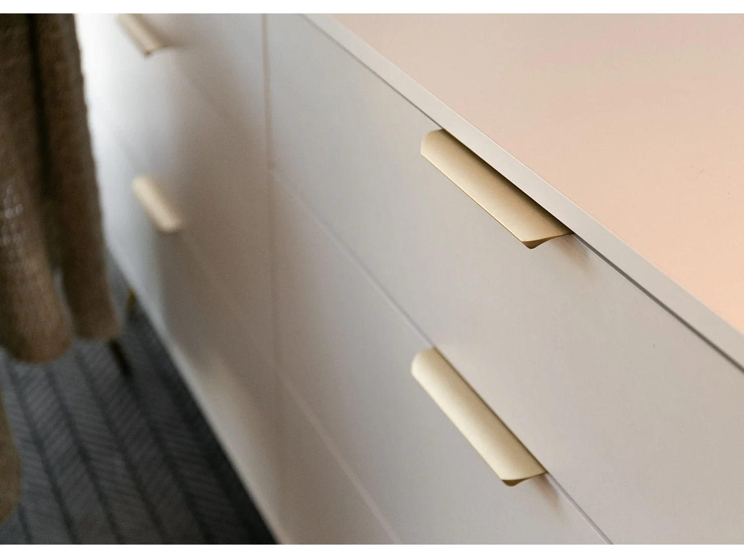 Commode - 172 cm - 6 tiroirs - blanc - OVAL