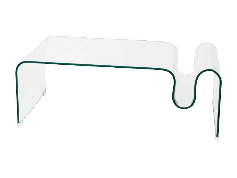 Table basse Vague en verre