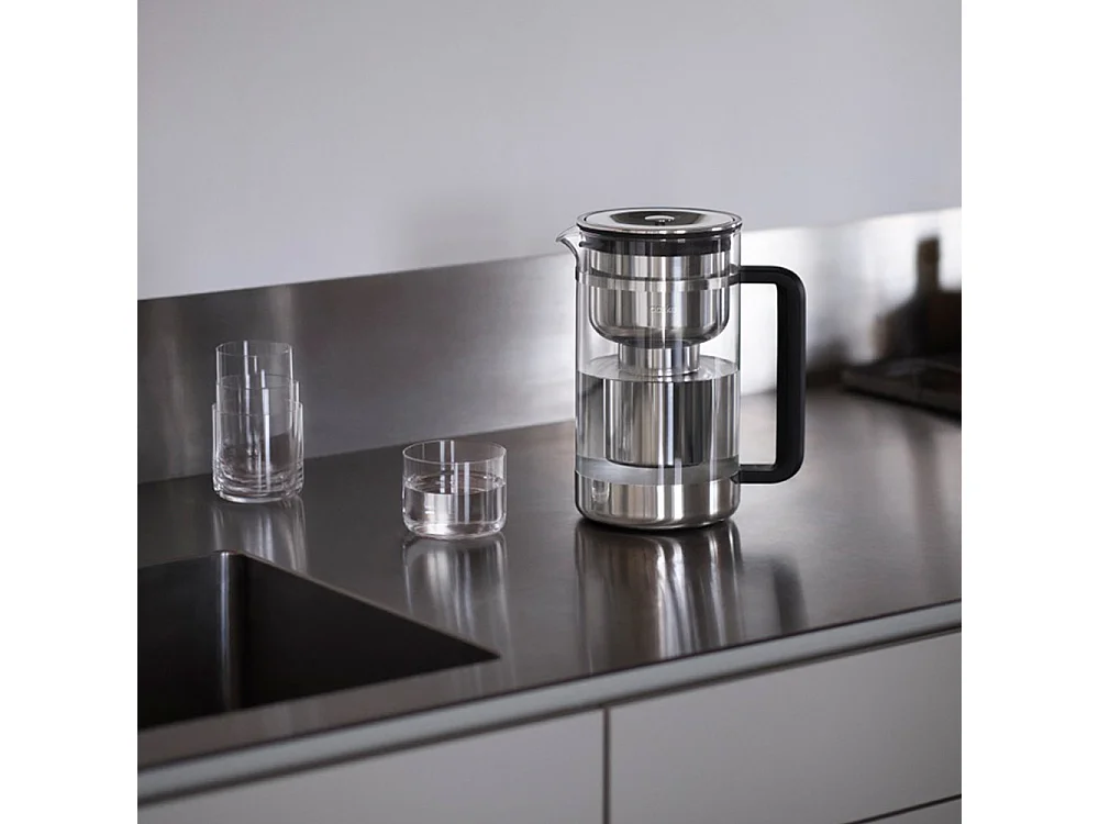 Carafe filtrante en verre