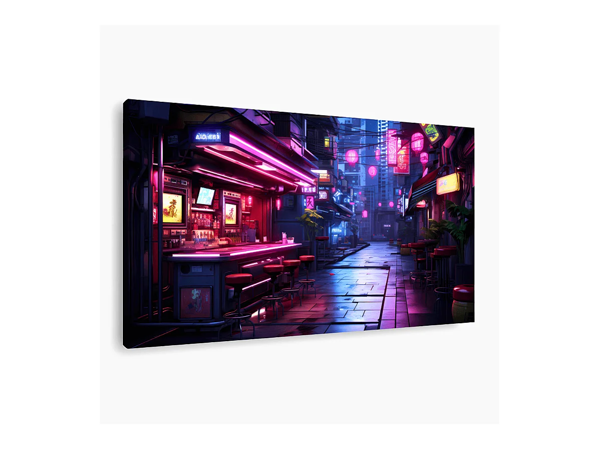 Tableau sur toile urban street 65x97 cm