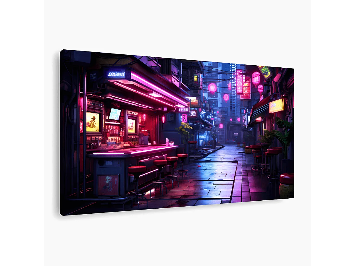 Tableau sur toile urban street 65x97 cm