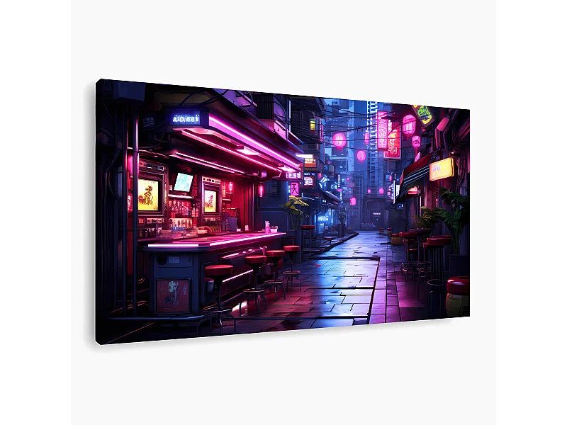 Tableau sur toile urban street 65x97 cm