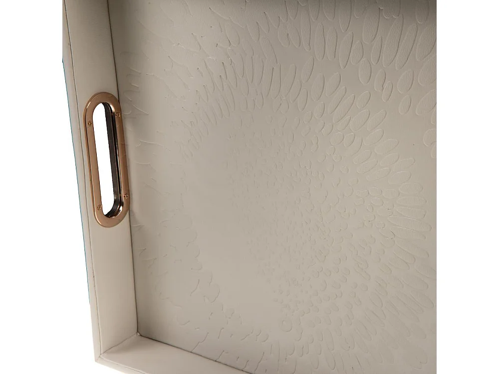 Plateau Opaline taupe 30x40 cm