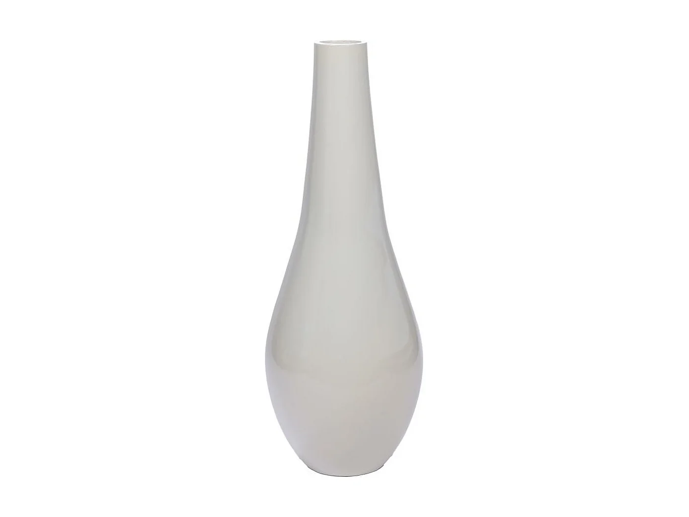 Vase bouteille XXL 121 cm blanc -