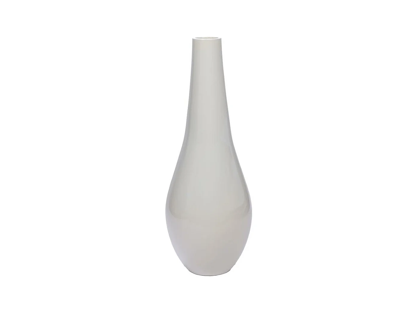 Vase bouteille XXL 121 cm blanc -