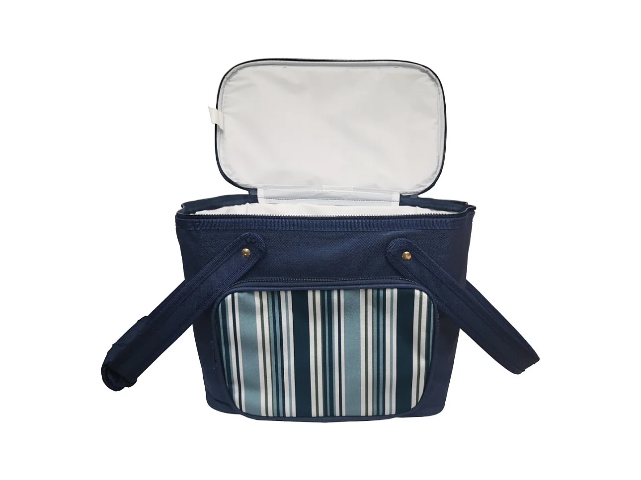 Sac isotherme 20l sac de transport glacière sac à lunch avec poignées bleu