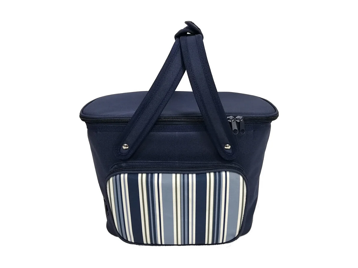 Sac isotherme 20l sac de transport glacière sac à lunch avec poignées bleu