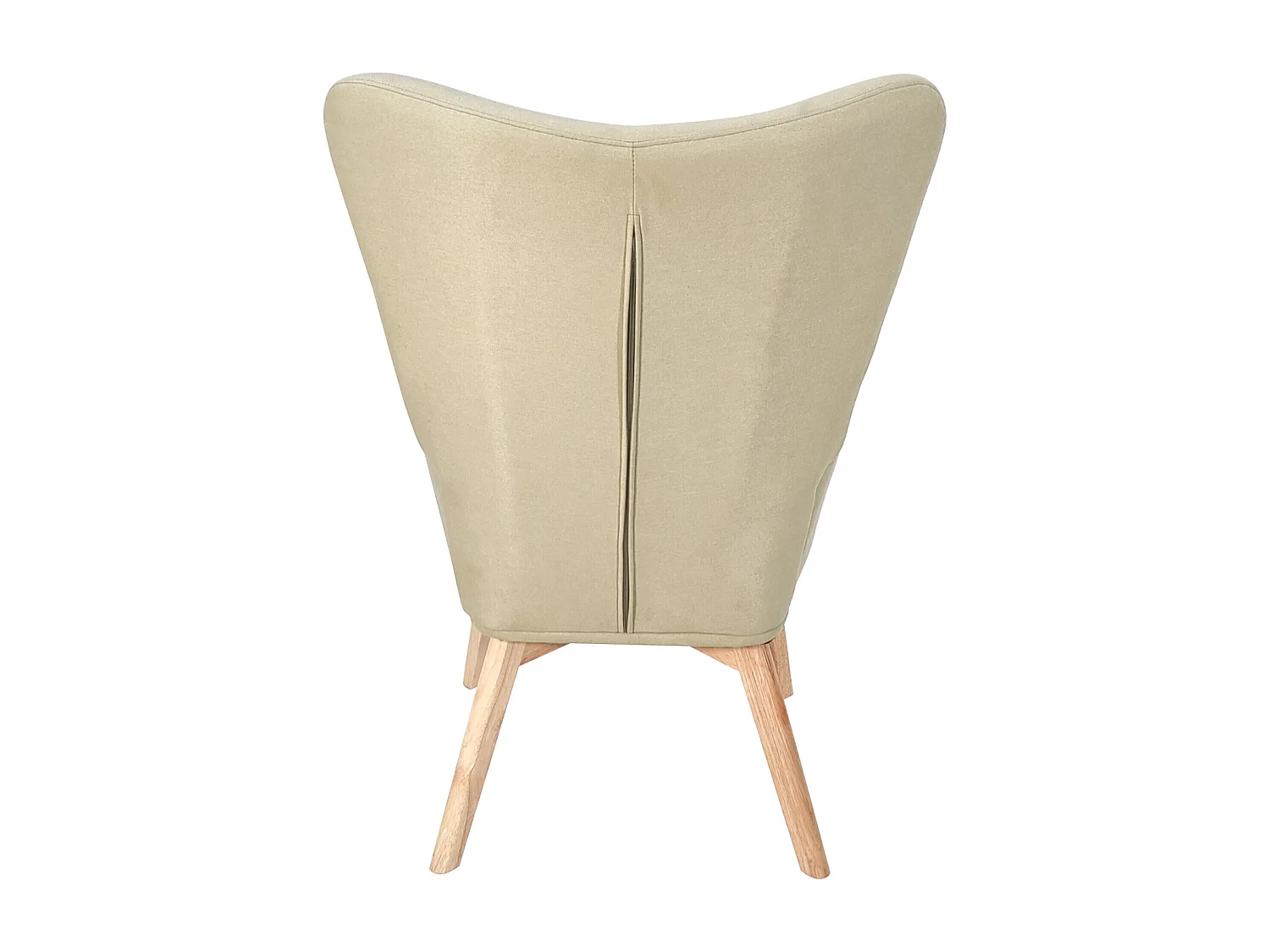 SVITA OLAV fauteuil à oreilles chaise de relaxation accoudoir dossier haut moderne beige