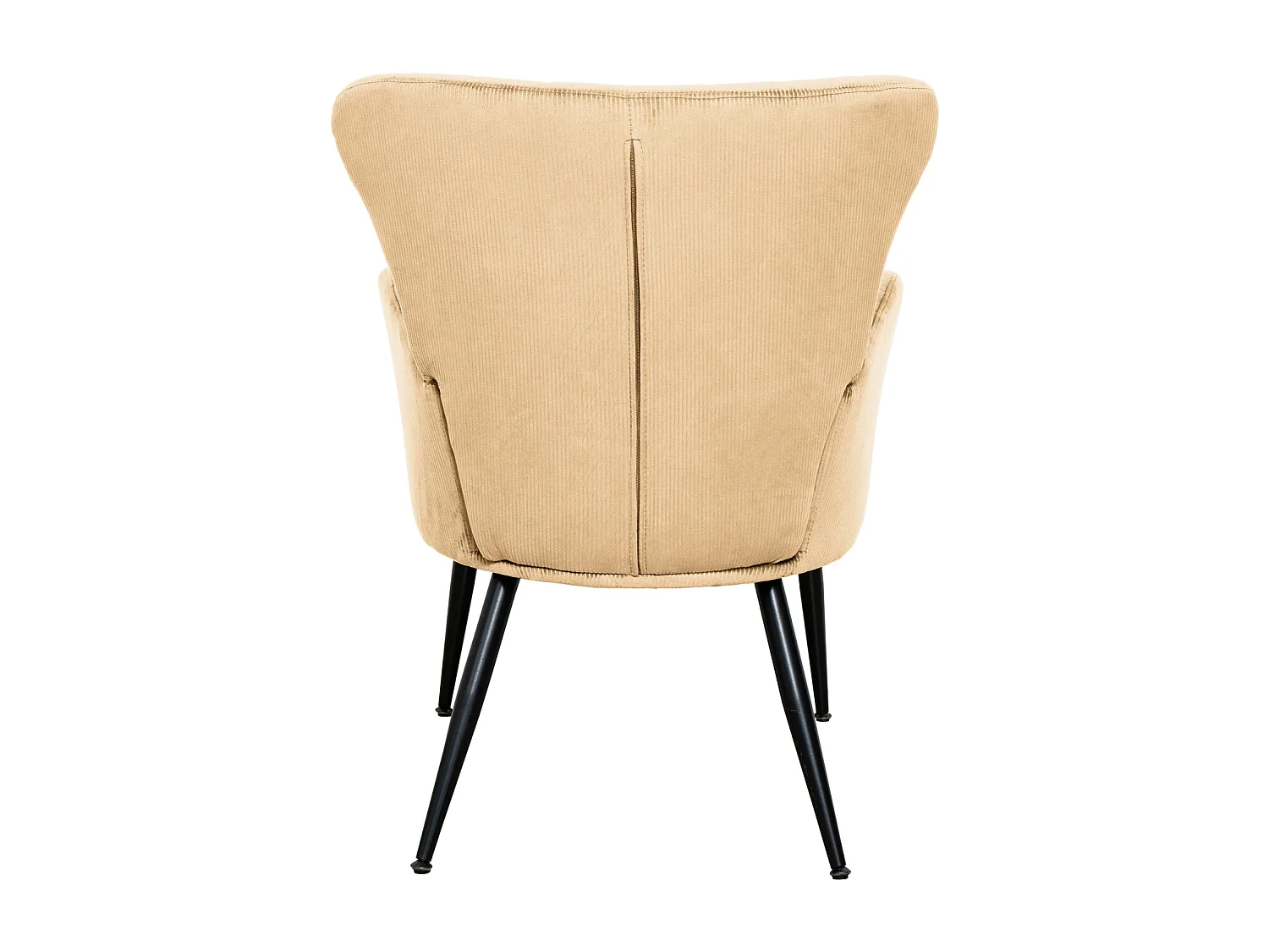 SVITA SANSA fauteuil salon housse de cordon chaise rembourrée avec accoudoir beige