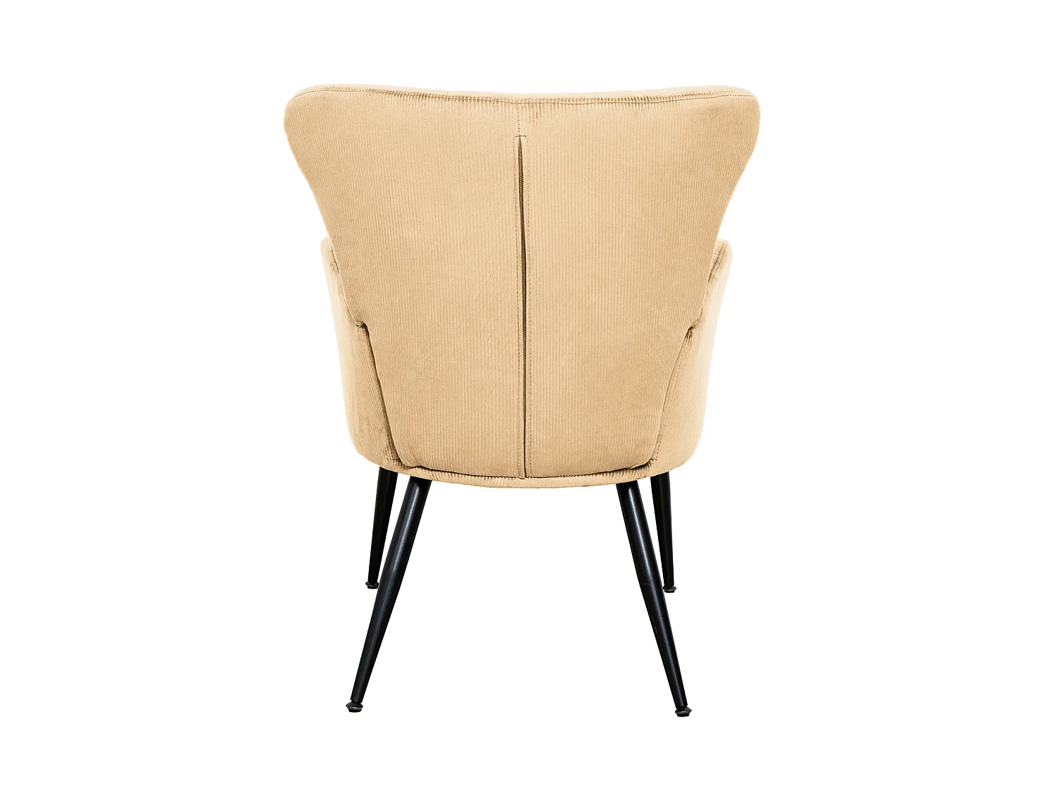 SVITA SANSA fauteuil salon housse de cordon chaise rembourrée avec accoudoir beige