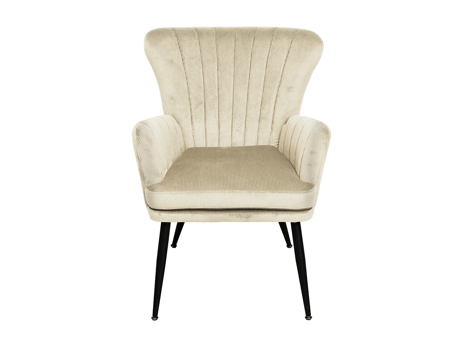 SESSEL SANSA Cord Weiß