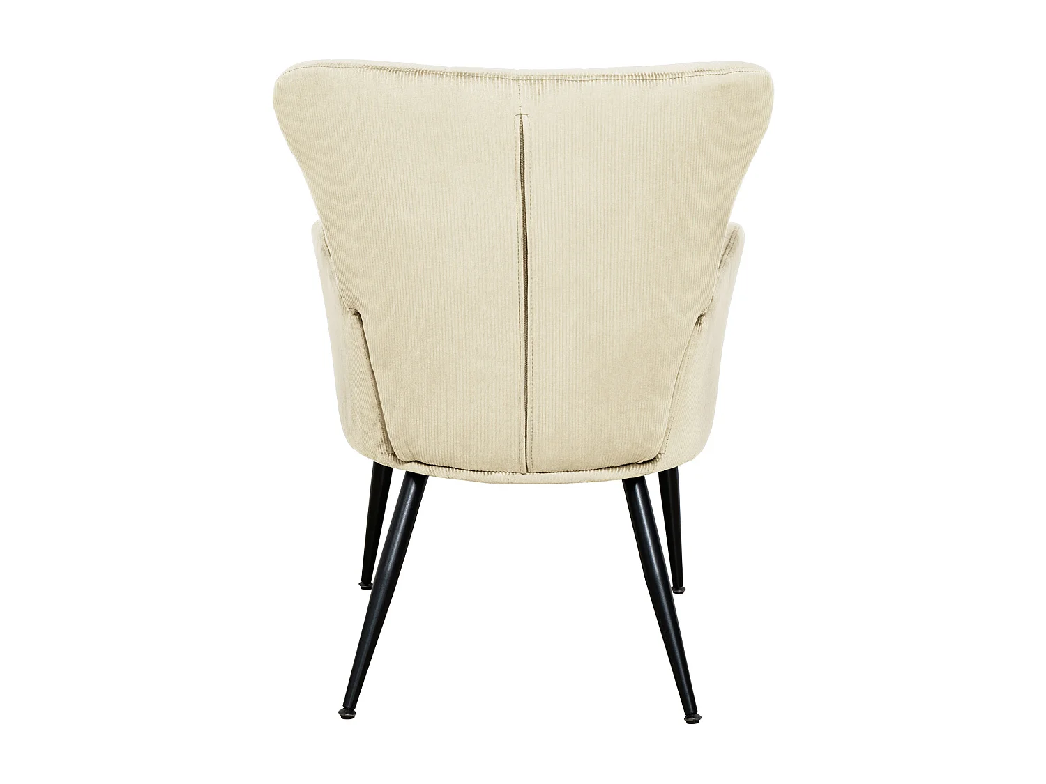 SESSEL SANSA Cord Weiß