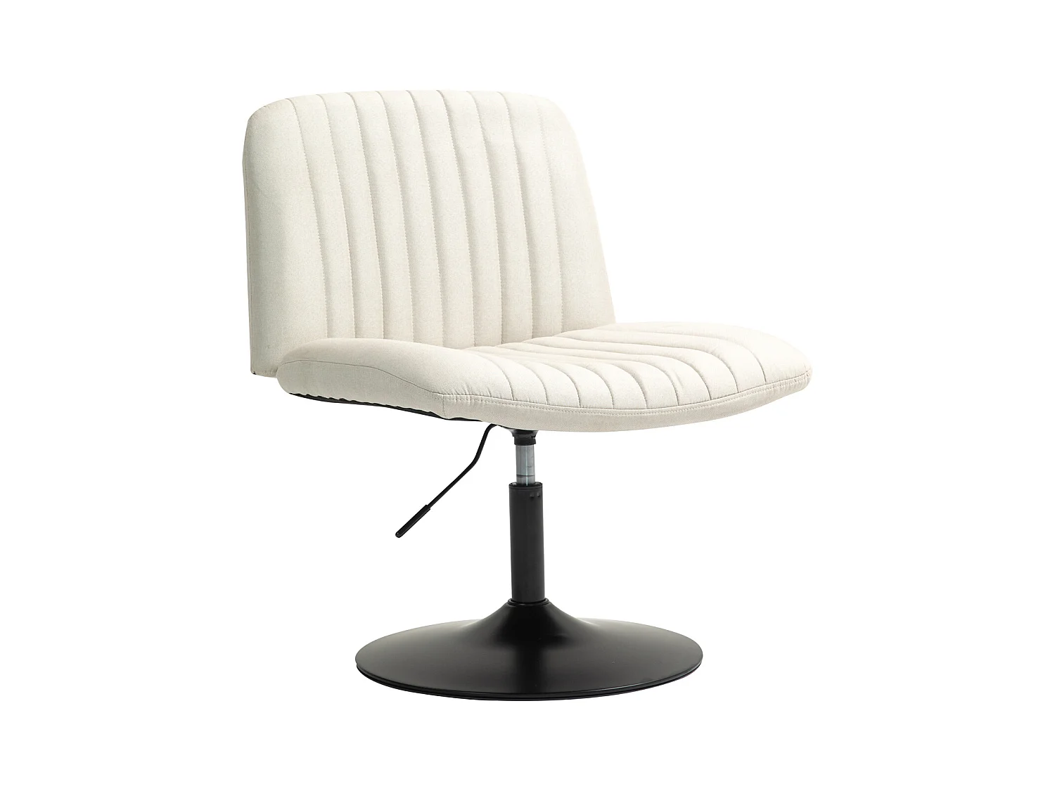chaise longue EMILY chaise de relaxation réglable en hauteur rotative à 360° beige