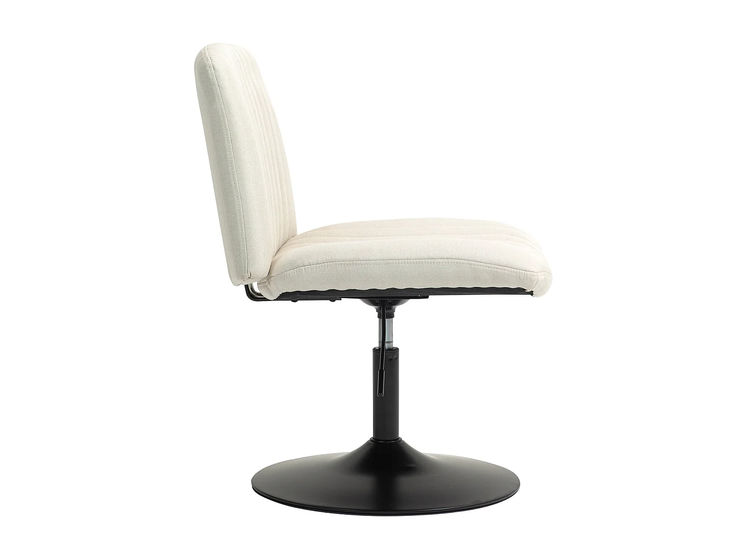 chaise longue EMILY chaise de relaxation réglable en hauteur rotative à 360° beige