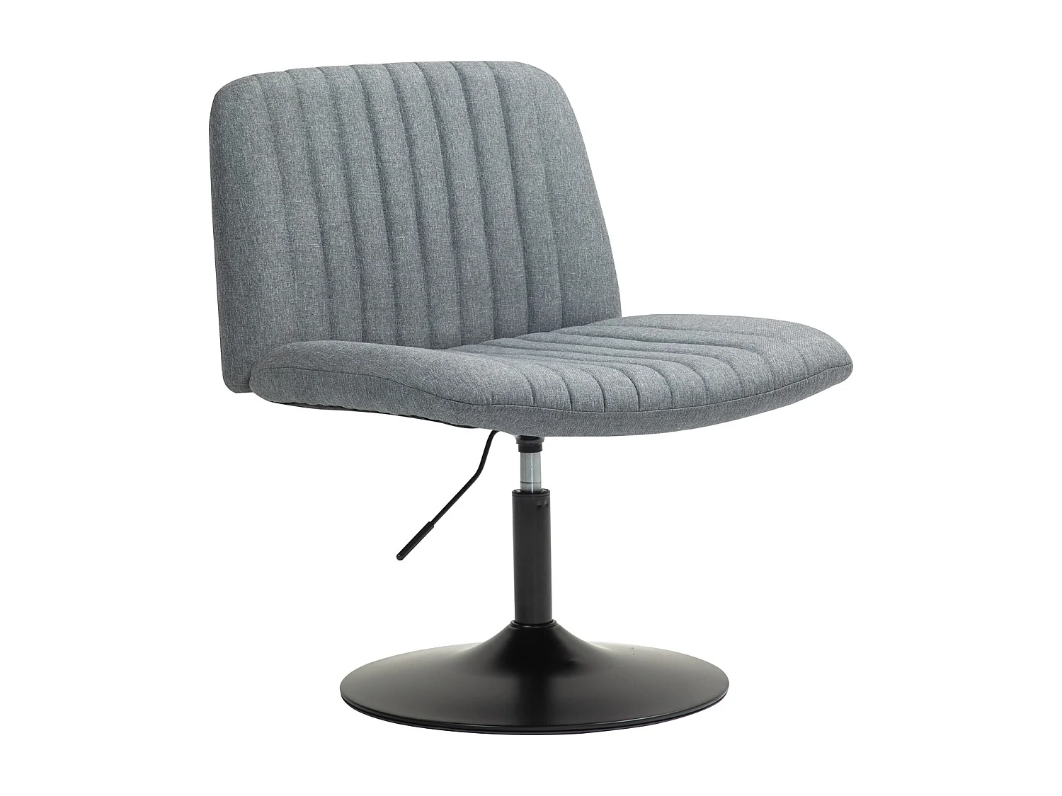 chaise longue EMILY chaise de relaxation réglable en hauteur rotative à 360° gris