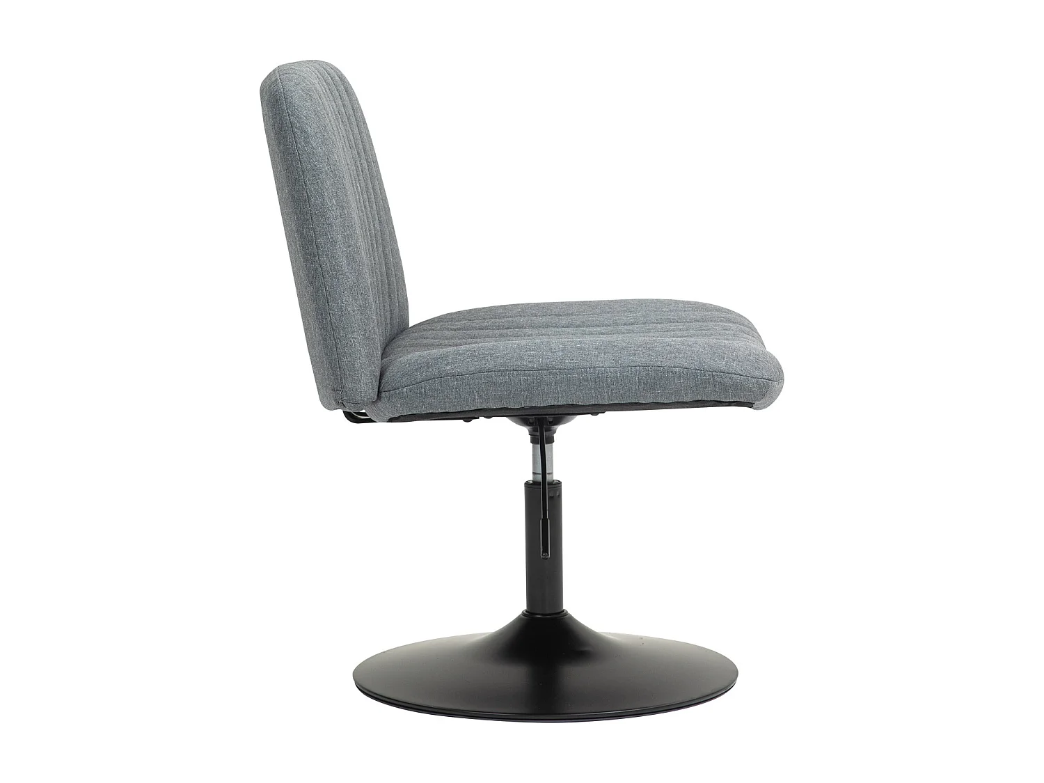 chaise longue EMILY chaise de relaxation réglable en hauteur rotative à 360° gris