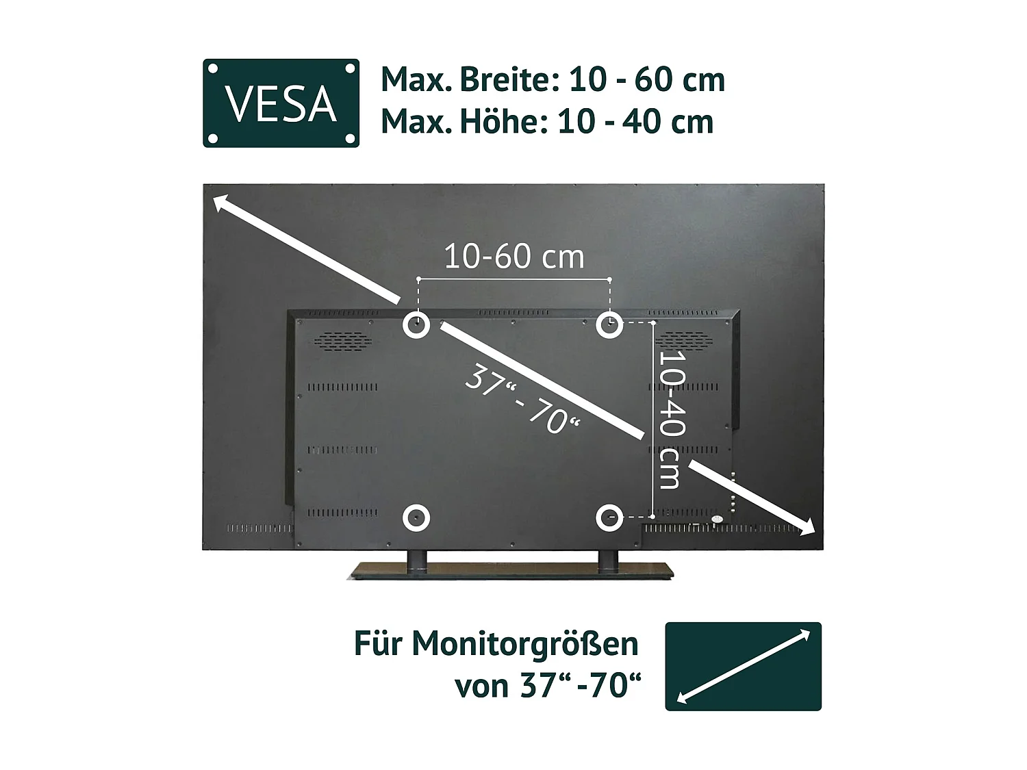 Meuble TV réglable en hauteur Chariot TV Meuble TV Roues verrouillables Surface de rangement Étagère pour ordinateur portable Noir
