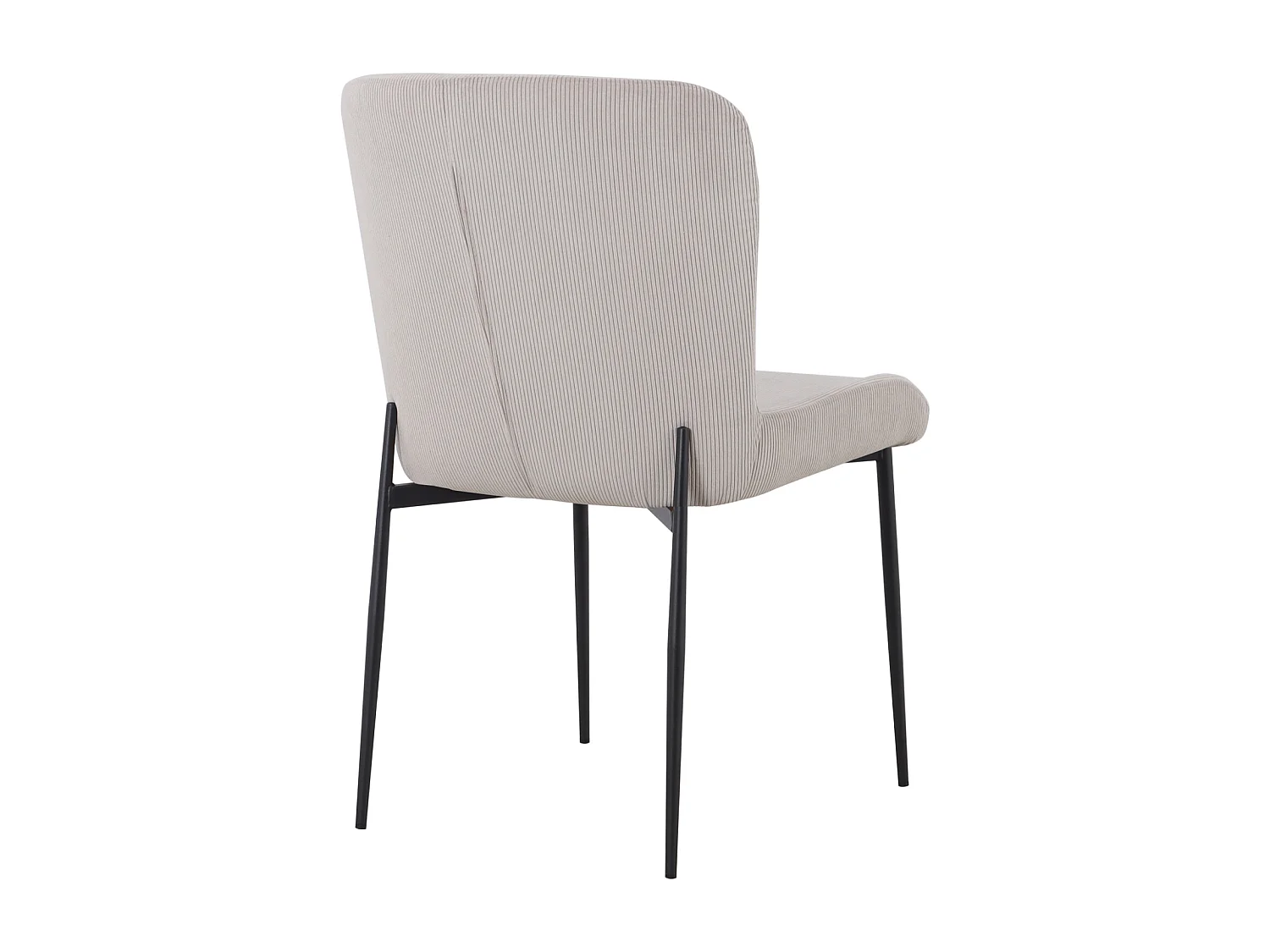 SVITA FREDDIE Lot de 2 chaises de salle à manger Beige