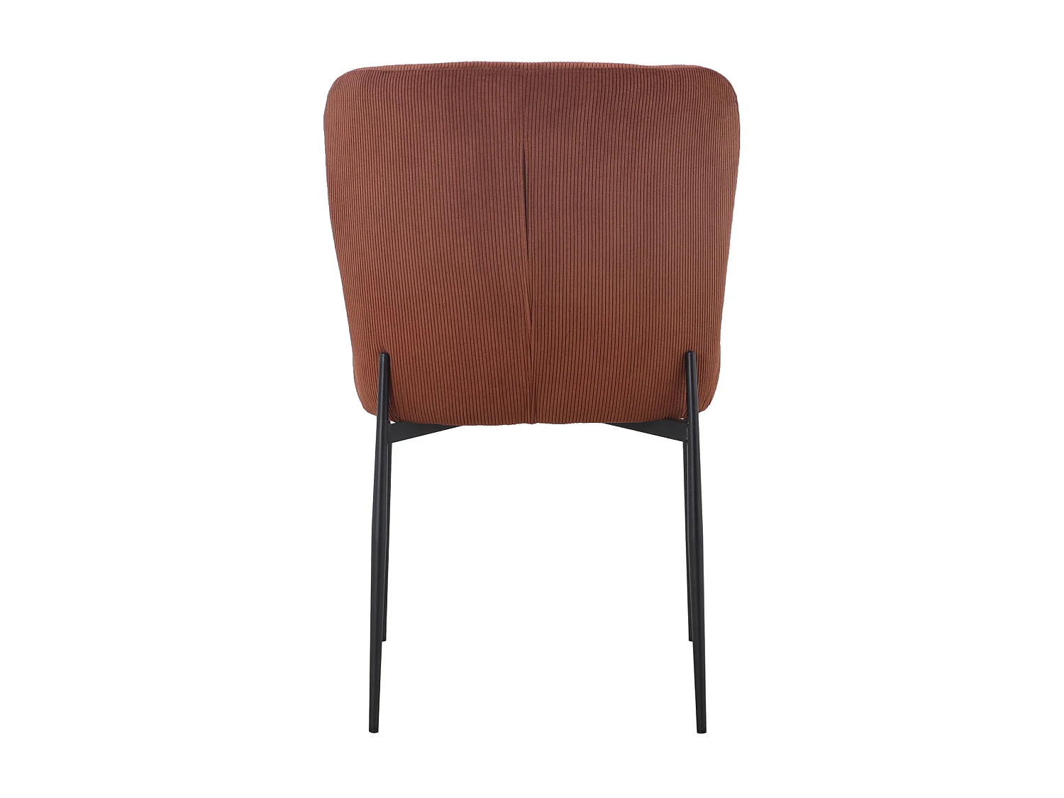 SVITA FREDDIE Lot de 2 chaises de salle à manger Marron