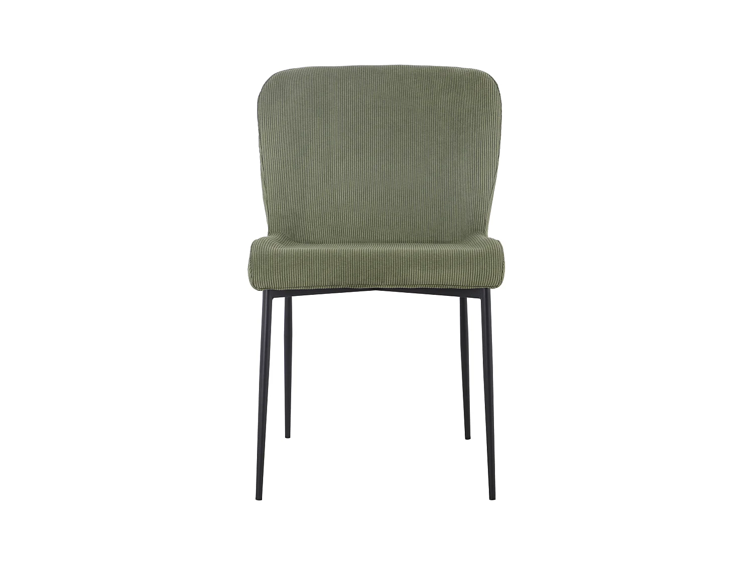 SVITA FREDDIE Lot de 2 chaises de salle à manger Vert