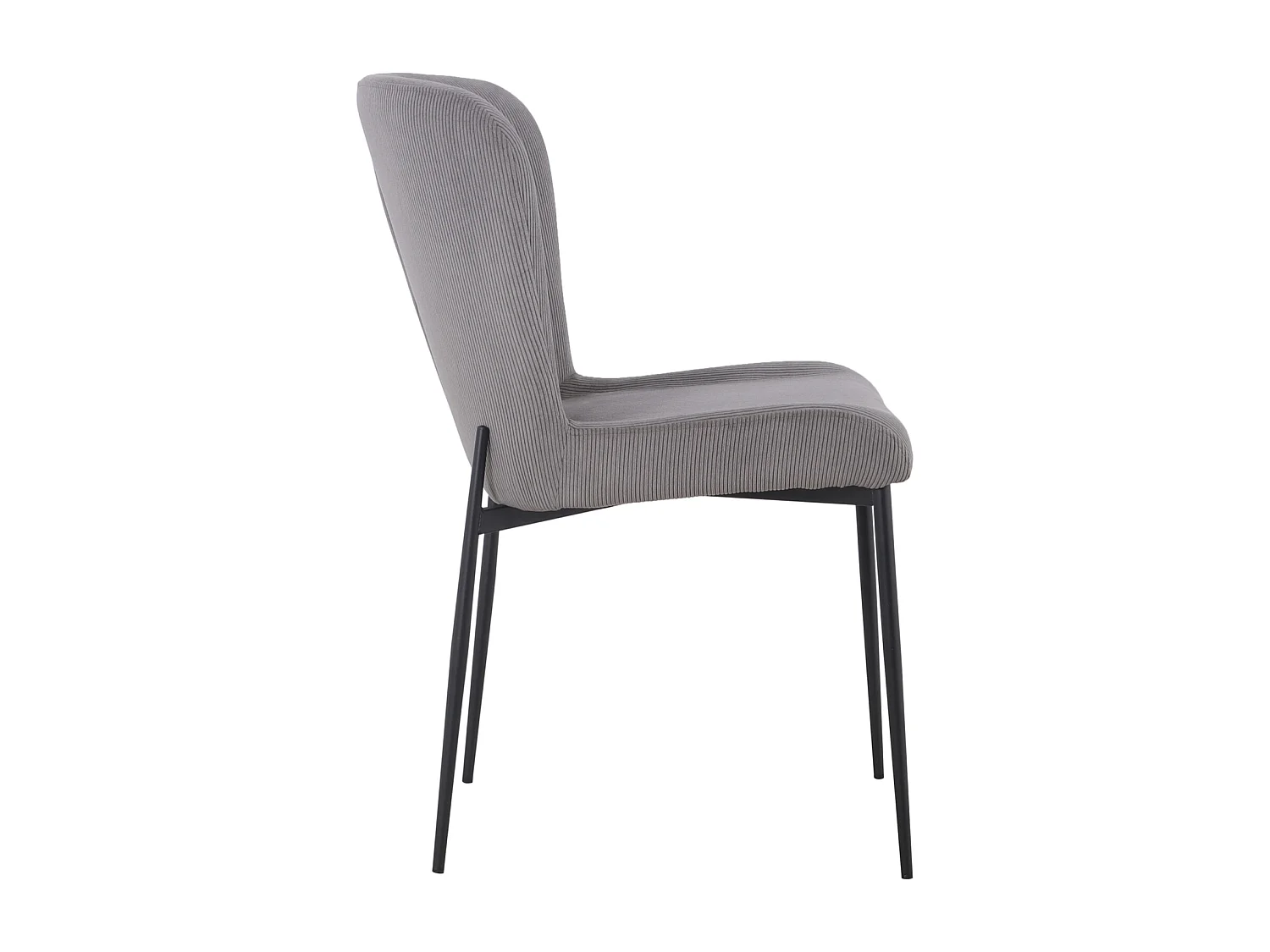 SVITA FREDDIE Lot de 2 chaises de salle à manger Gris Clair