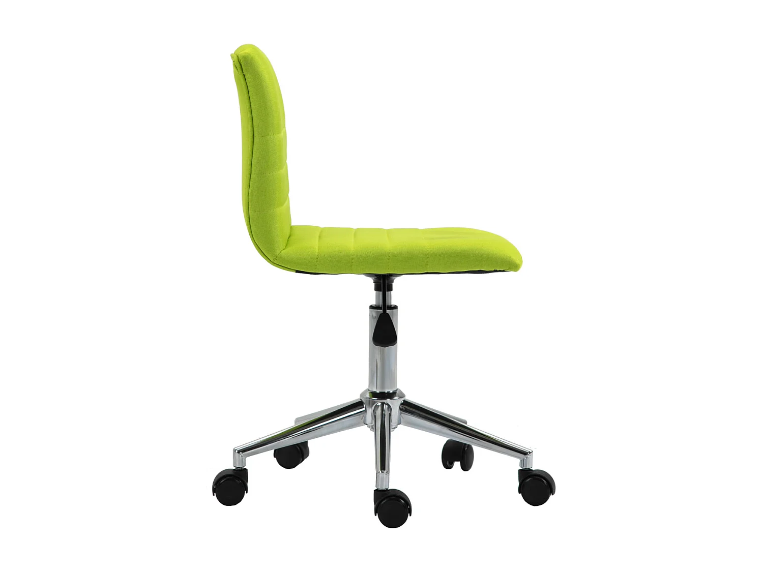 SVITA LINUS chaise de bureau chaise pivotante pour enfant chaise de bureau chambre d'enfant revêtement en tissu vert