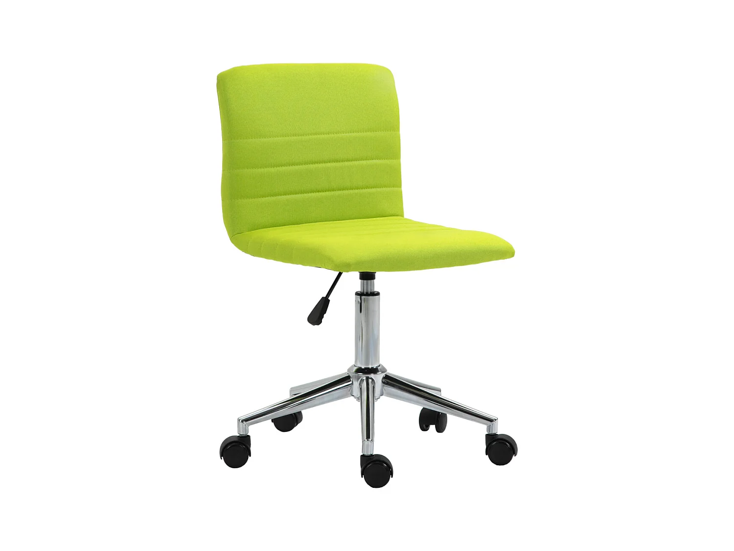 SVITA LINUS chaise de bureau chaise pivotante pour enfant chaise de bureau chambre d'enfant revêtement en tissu vert