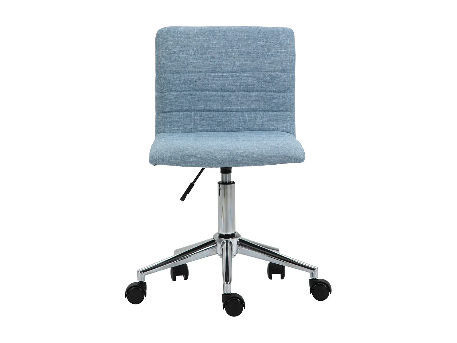 SVITA LINUS chaise de bureau chaise pivotante pour enfant chaise de bureau chambre d'enfant revêtement en tissu bleu