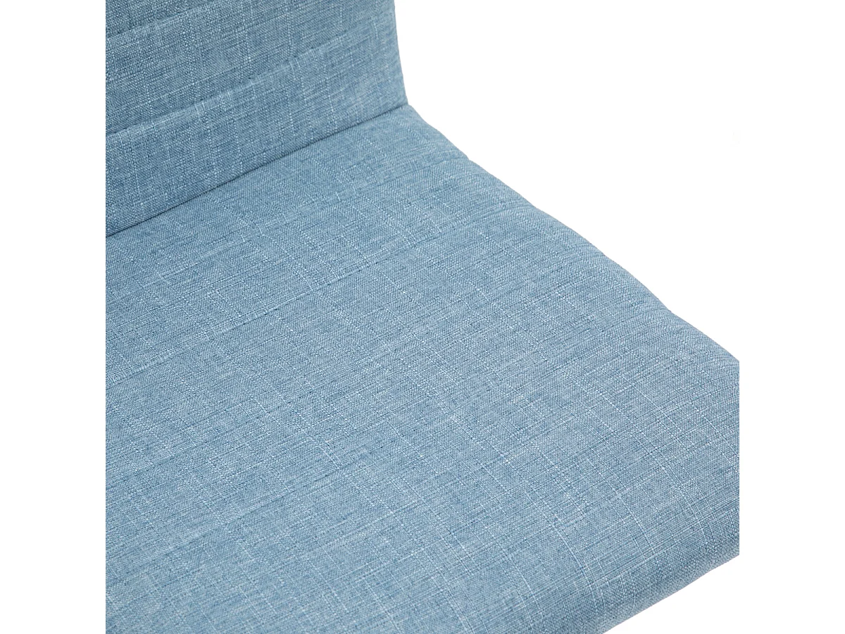 SVITA LINUS chaise de bureau chaise pivotante pour enfant chaise de bureau chambre d'enfant revêtement en tissu bleu