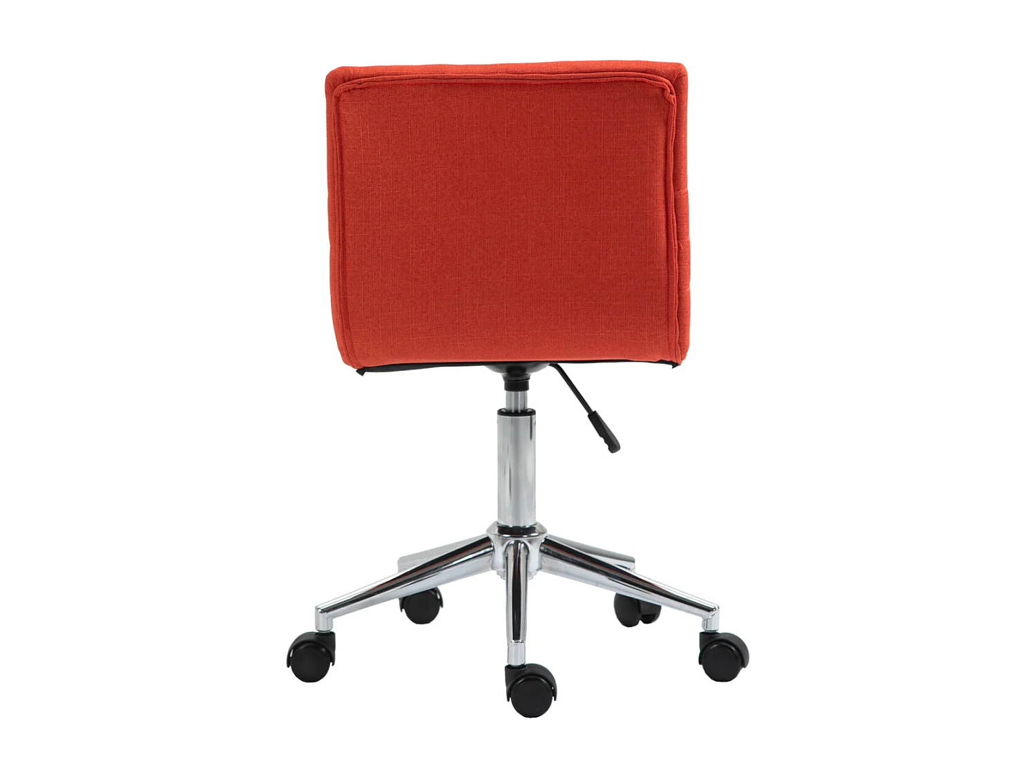 SVITA LINUS chaise de bureau chaise pivotante pour enfant chaise de bureau chambre d'enfant revêtement en tissu rouge