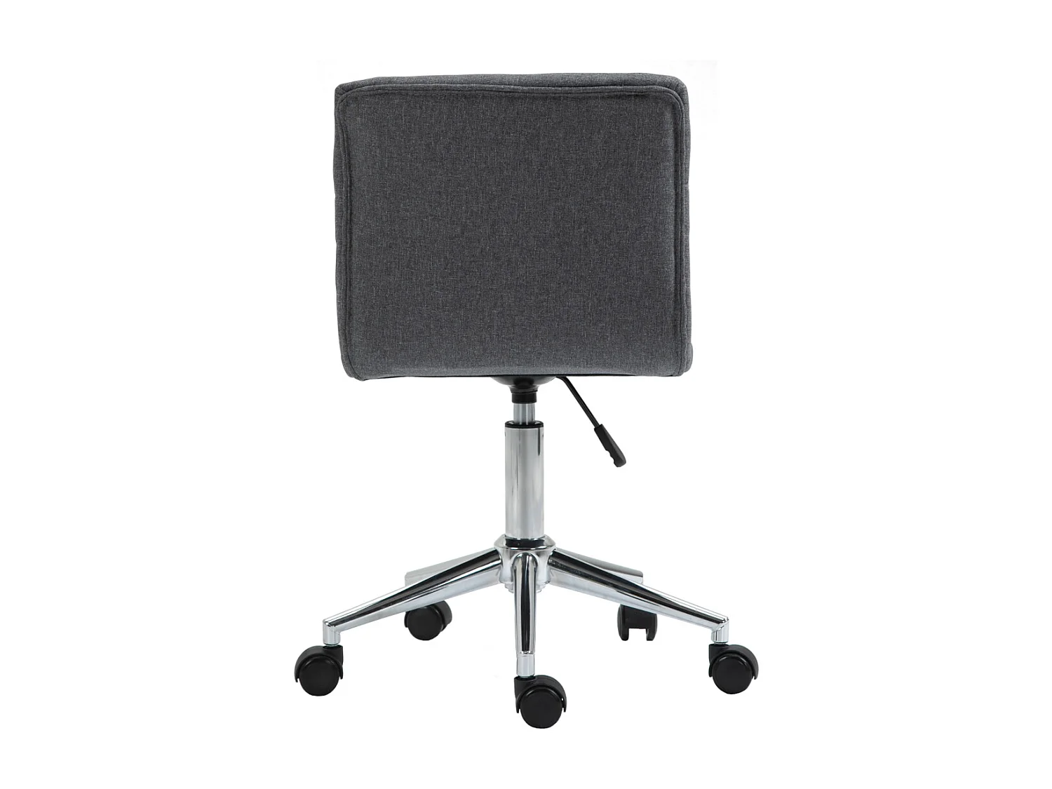 SVITA LINUS chaise de bureau chaise pivotante pour enfant chaise de bureau chambre d'enfant revêtement en tissu gris