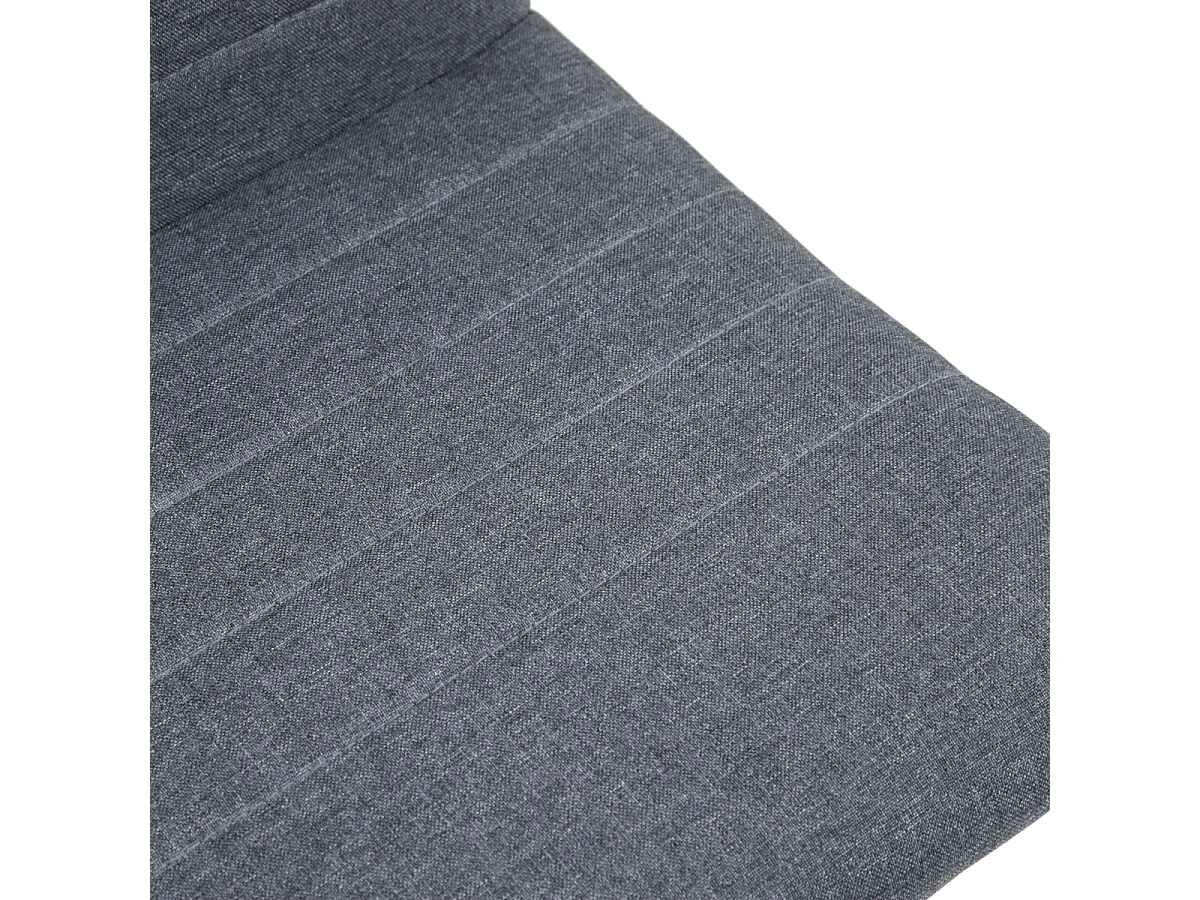 SVITA LINUS chaise de bureau chaise pivotante pour enfant chaise de bureau chambre d'enfant revêtement en tissu gris