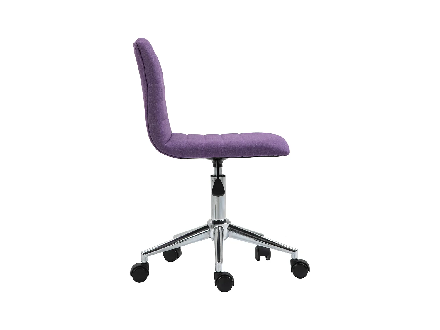 SVITA LINUS chaise de bureau chaise pivotante pour enfant chaise de bureau chambre d'enfant housse en tissu violet