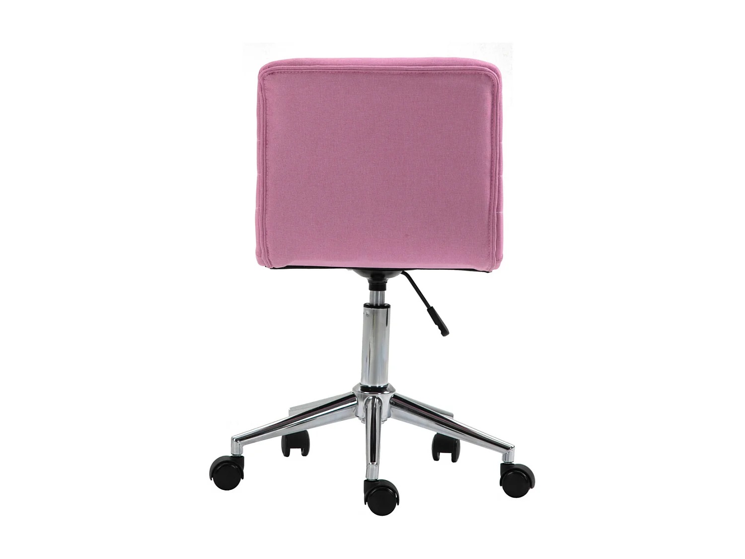 SVITA LINUS chaise de bureau chaise pivotante pour enfant chaise de bureau chambre d'enfant revêtement en tissu rose