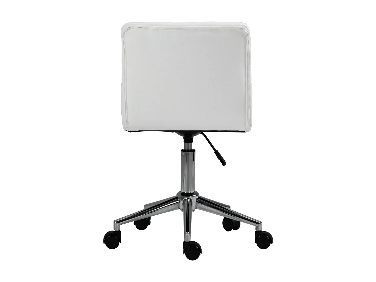 SVITA LINUS chaise de bureau chaise pivotante pour enfant revêtement en simili cuir blanc