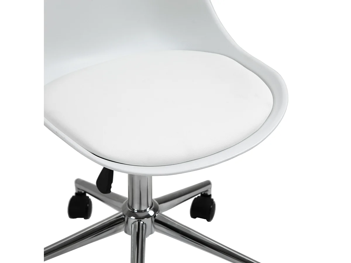 SVITA EDDY chaise de bureau pour enfants chaise pivotante chaise de bureau pour enfants blanc