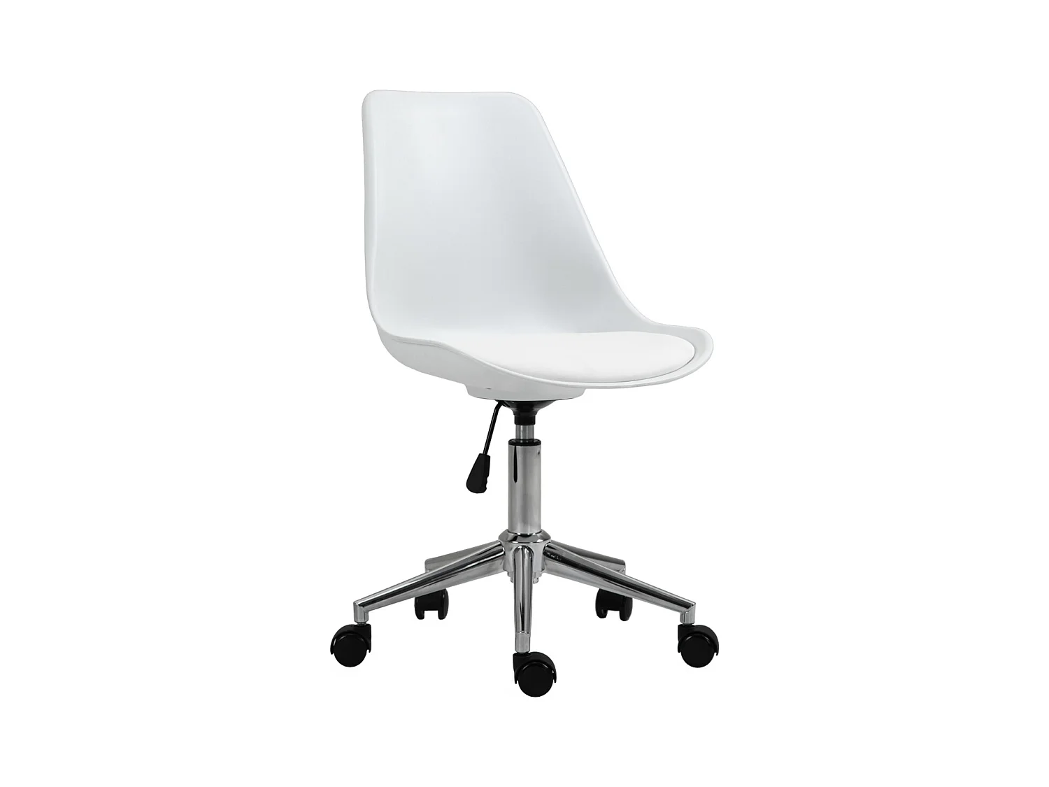 SVITA EDDY chaise de bureau pour enfants chaise pivotante chaise de bureau pour enfants blanc