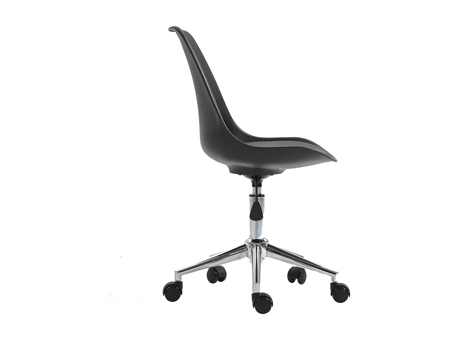 SVITA EDDY chaise de bureau pour enfants chaise pivotante chaise de bureau pour enfants noir