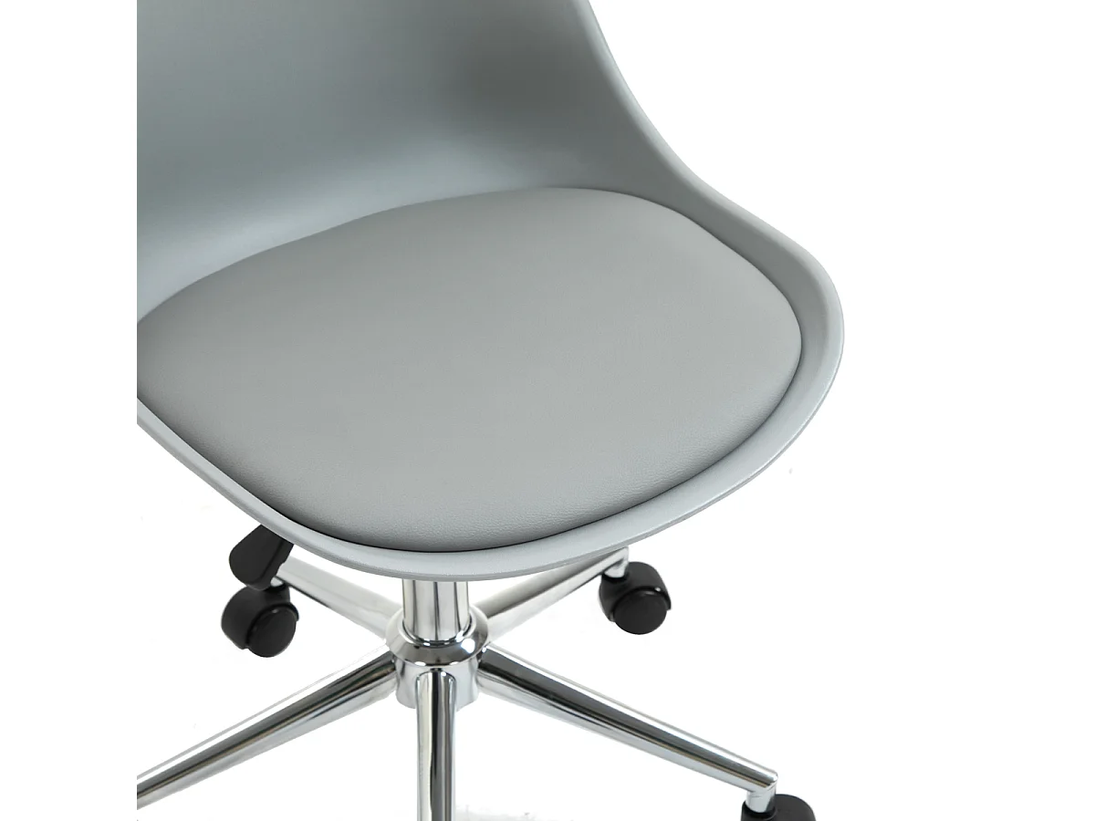 SVITA EDDY chaise de bureau pour enfants chaise pivotante chaise de bureau pour enfants gris