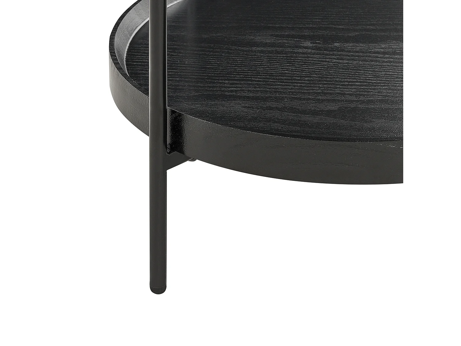 Tavolino EVART Derivati del legno Nero