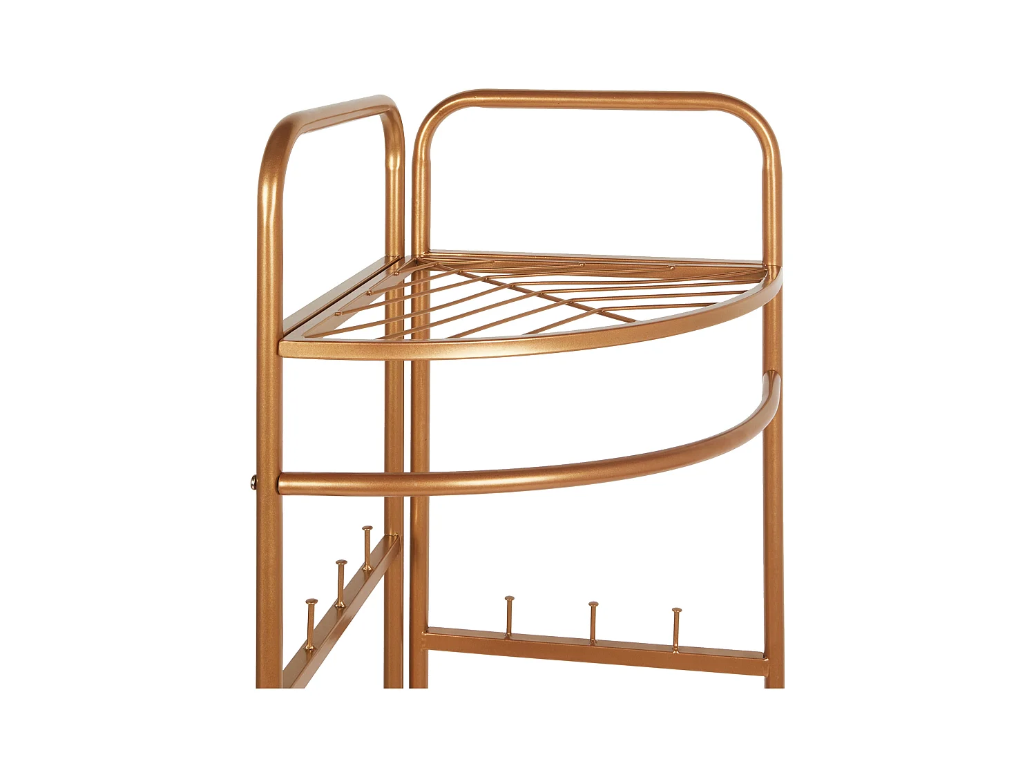 Eck-Garderobenständer LAWTON Gold