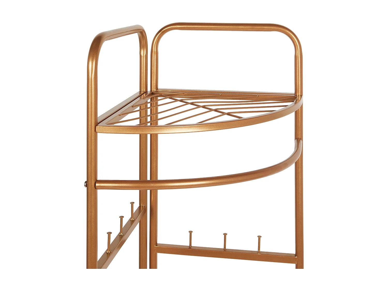 Porte-manteau d'angle LAWTON Doré