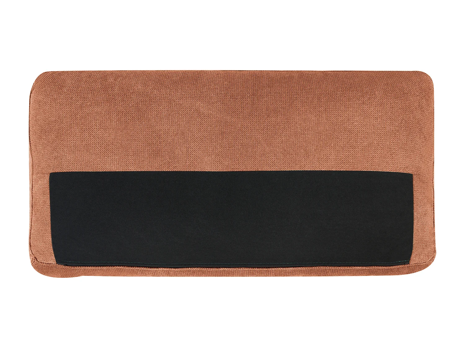 Canapé d'Angle à gauche Minimaliste en Tissu Rembourré 3 Places avec Coussins Supplémentaire Rouge Clair Lofoten