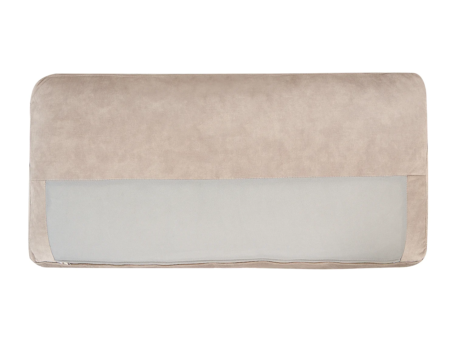Canapé d'angle LOFOTEN Velours Beige 3 places Côté droit