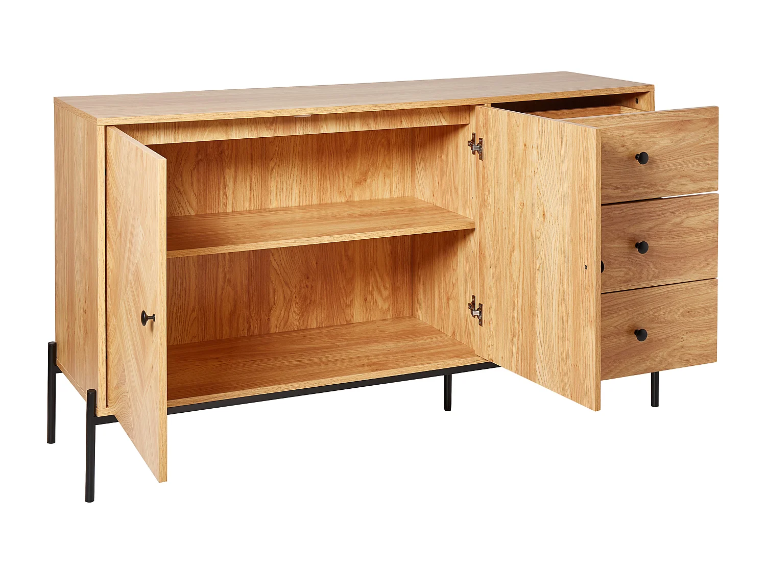 Commode 2 portes ARIZONA Marron