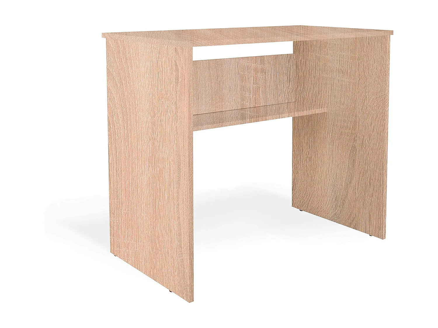 Mesa de Escritorio, Mesas para Ordenador, Acabada en Cambrian, Mesa para Pc con balda interior, Medidas: 90 cm (Ancho) x 49,5 cm (Fondo) x 77 cm (Alto