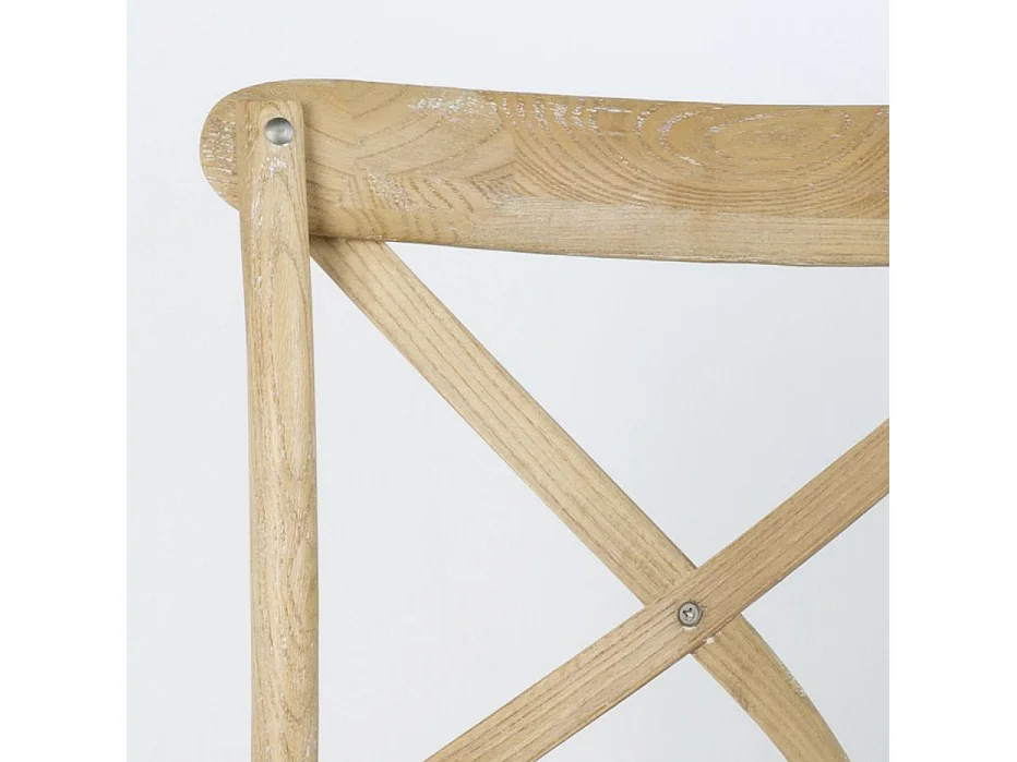 Chaise bois orme naturel 46x87