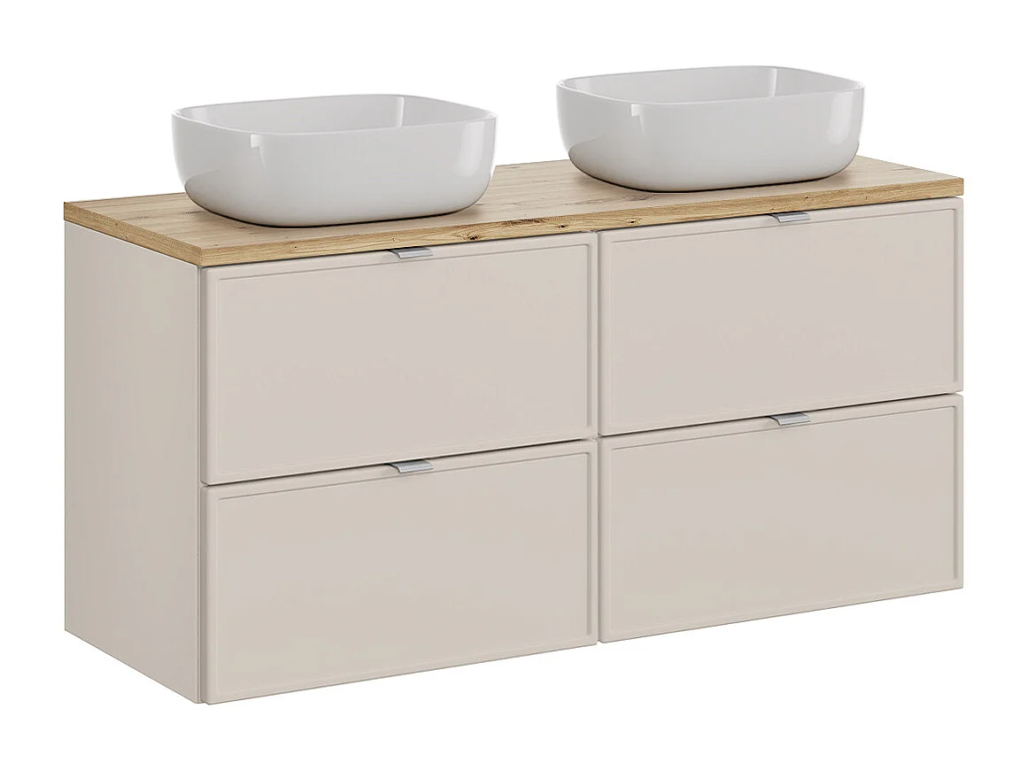Meuble double vasque 120cm Alba Cachemire