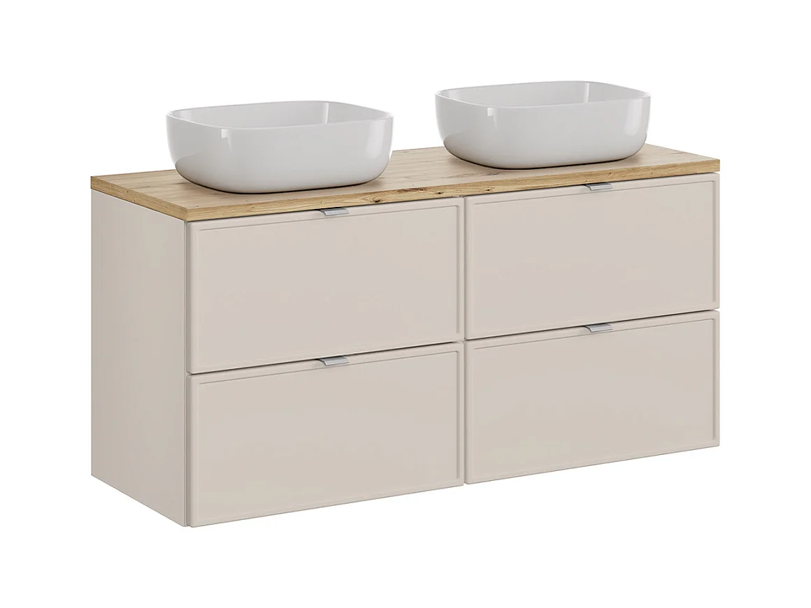 Alba Cachemire 120cm dubbele wastafel